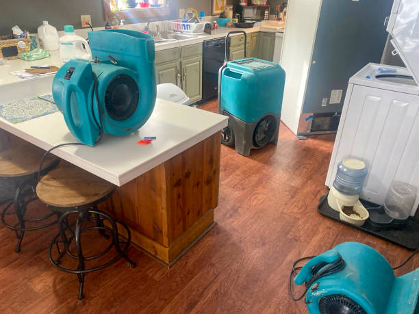 Water damage restoration process in Hallsville, TX